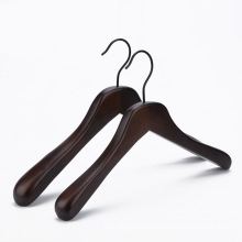 custom wooden hanger luxury clothes hangers wood hanger coat for brand shop